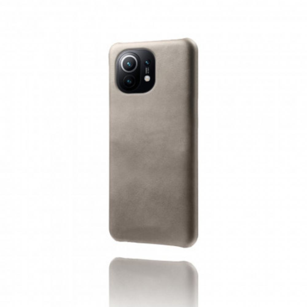 Kryt Na Xiaomi Mi 11 5G Kožený Efekt Ksq