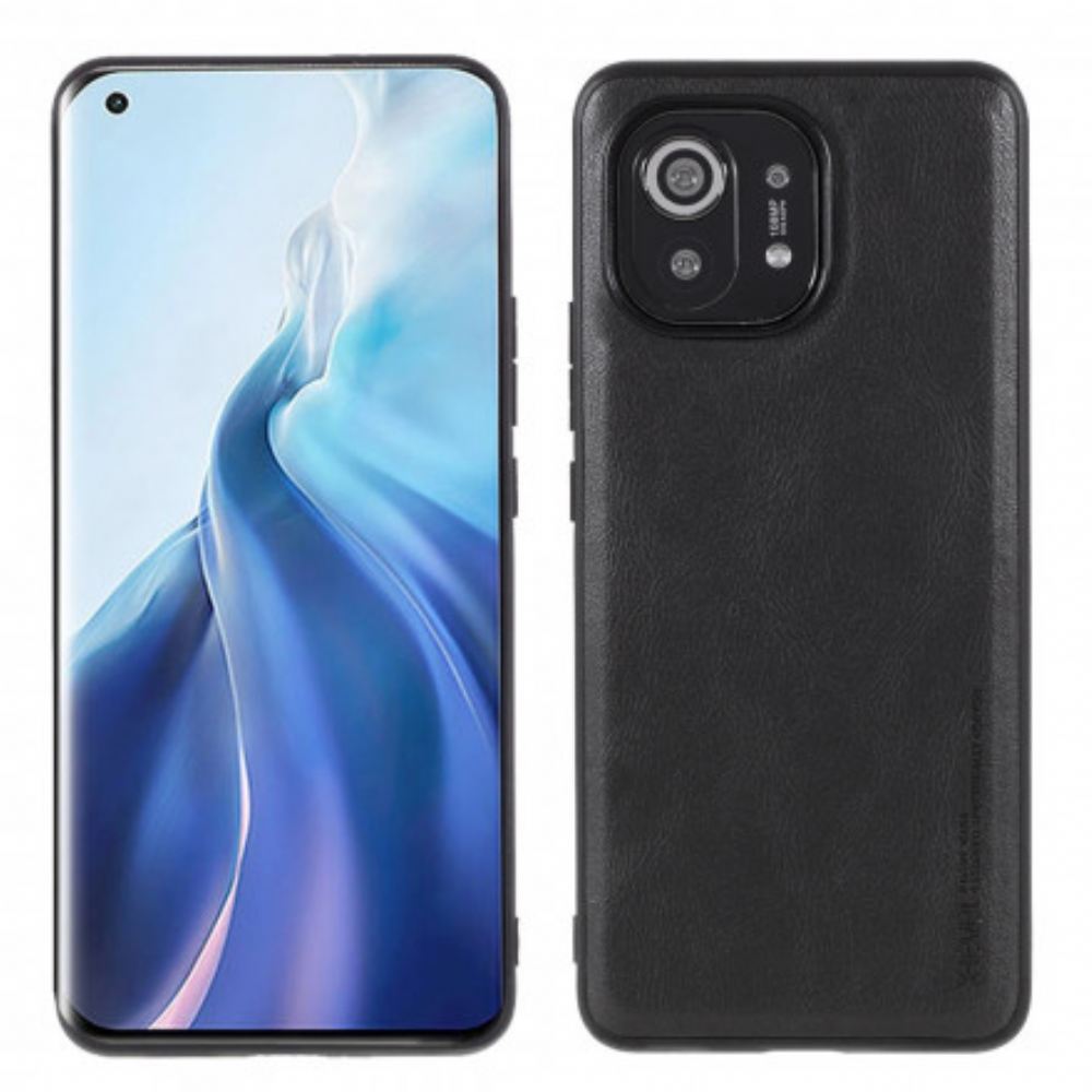 Kryt Na Xiaomi Mi 11 5G Vintage Kožený Efekt