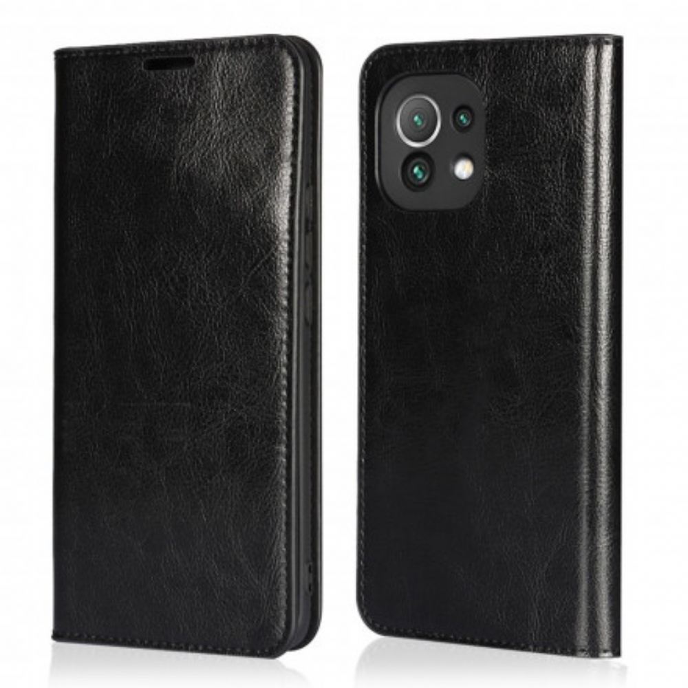 Kryty Na Mobil Na Xiaomi Mi 11 5G Flipové Pouzdro Pravá Kůže
