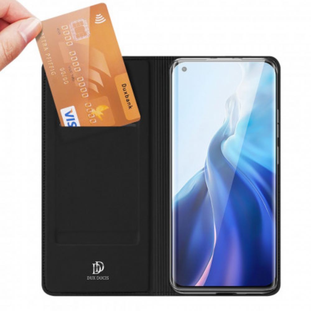 Kryty Na Mobil Na Xiaomi Mi 11 5G Flipové Pouzdro Skin Pro Dux Ducis