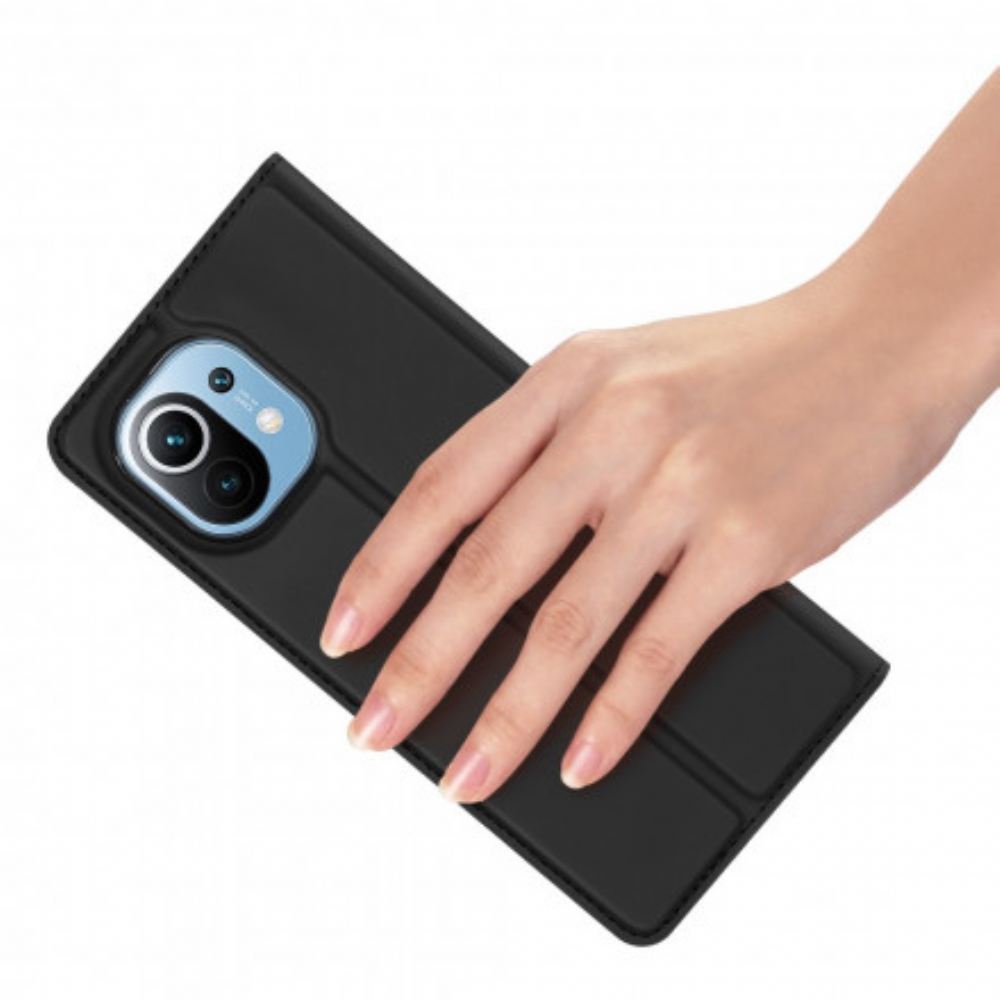 Kryty Na Mobil Na Xiaomi Mi 11 5G Flipové Pouzdro Skin Pro Dux Ducis
