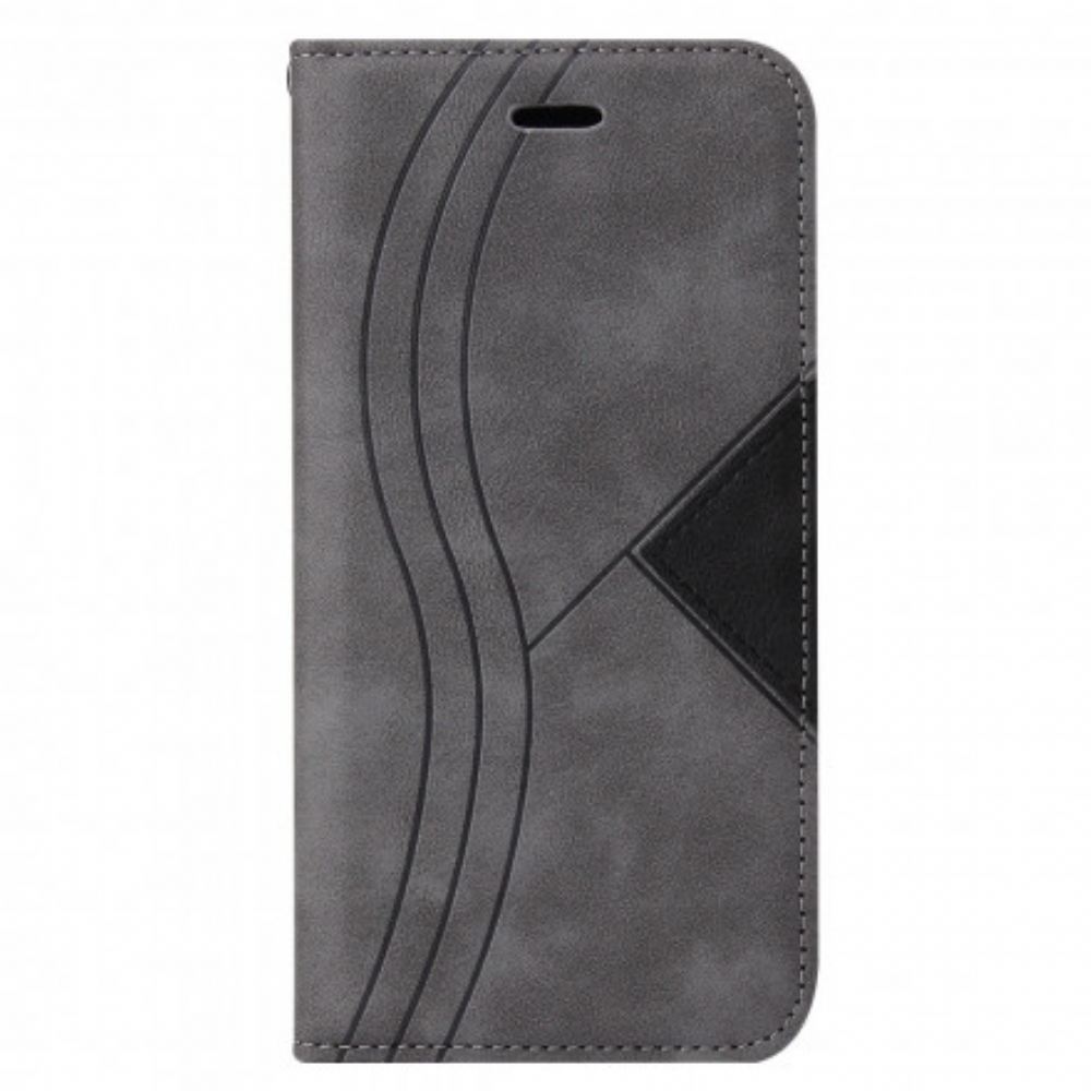 Kryty Na Mobil Na Xiaomi Mi 11 5G Flipové Pouzdro Styl Vlnité Kůže