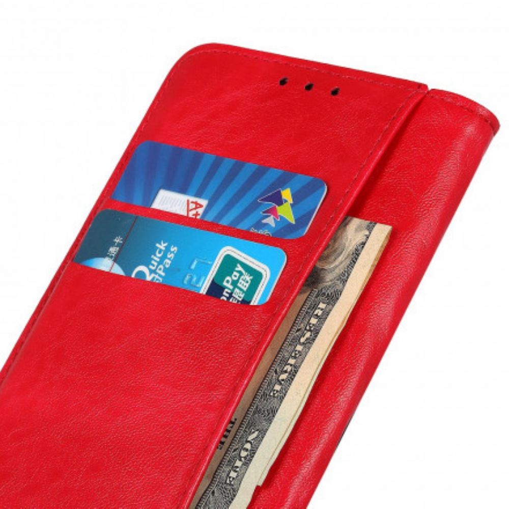 Kryty Na Mobil Na Xiaomi Mi 11 5G Flipové Pouzdro Texturovaná Štípaná Kůže