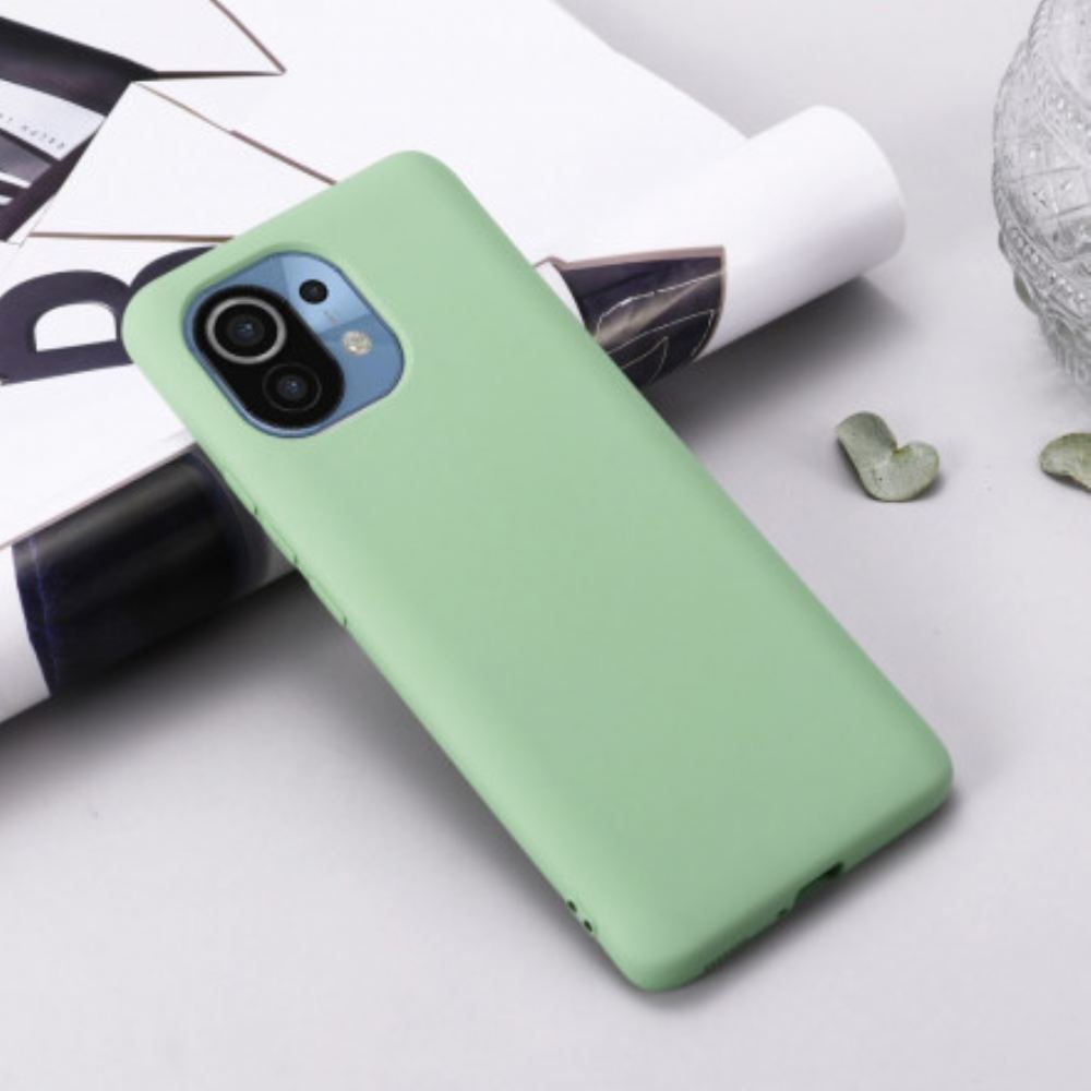 Kryty Na Mobil Na Xiaomi Mi 11 5G Tekutý Silikon Se Šňůrkou