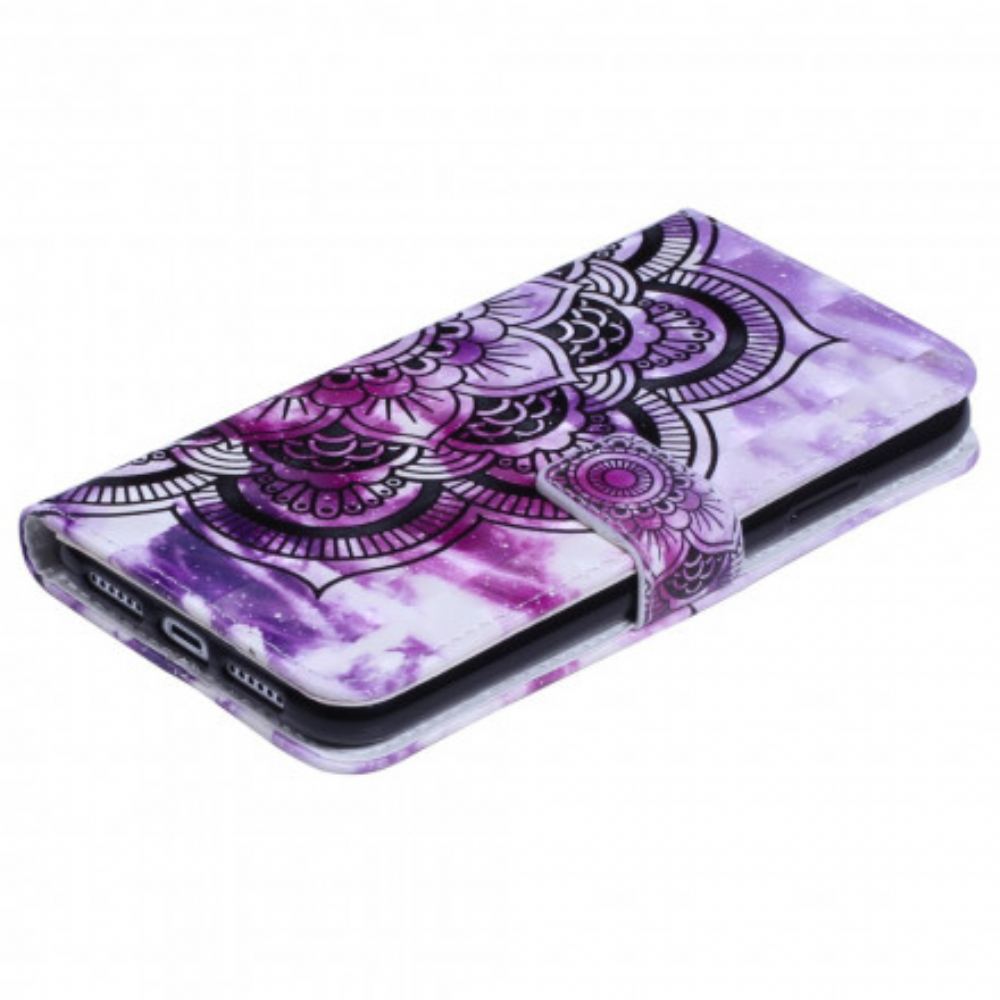 Flipové Pouzdro Na iPhone XR Fialová Mandala