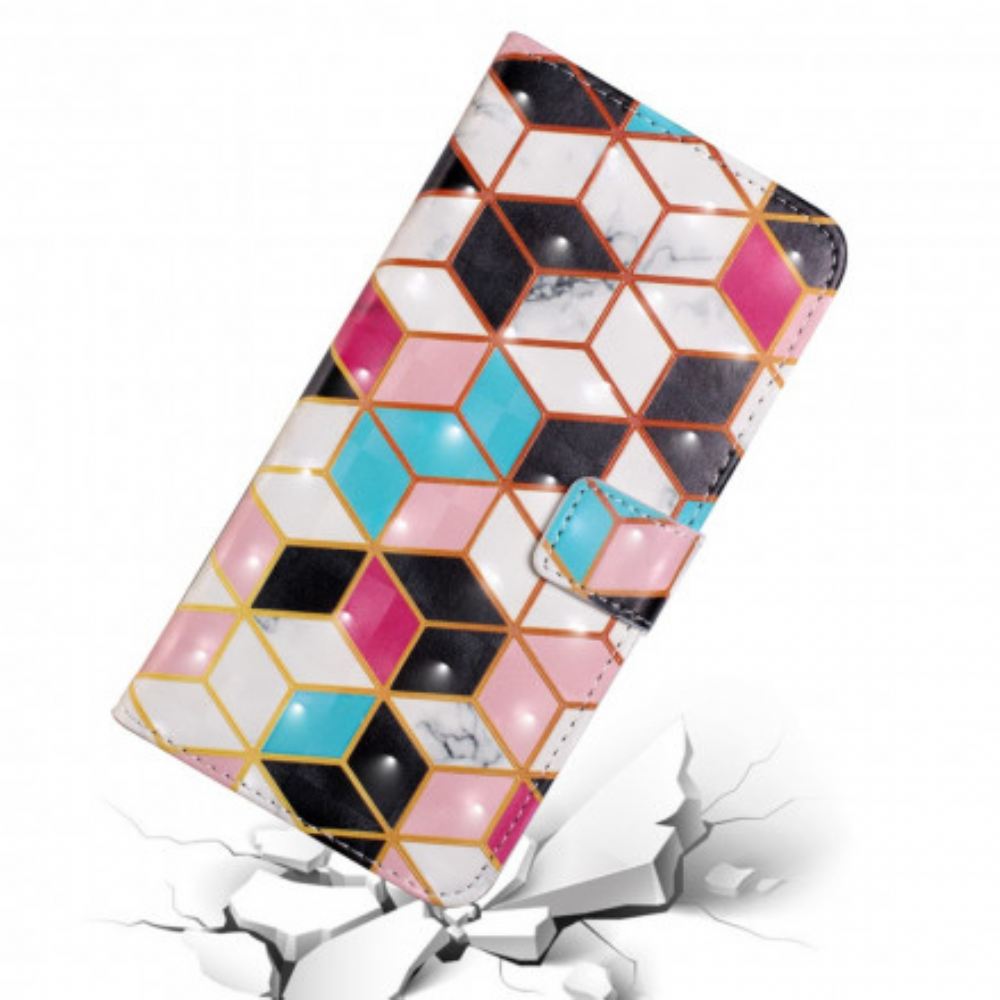Flipové Pouzdro Na iPhone XR Vícebarevný Mramor