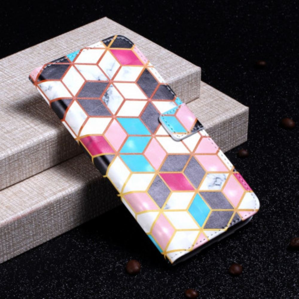 Flipové Pouzdro Na iPhone XR Vícebarevný Mramor