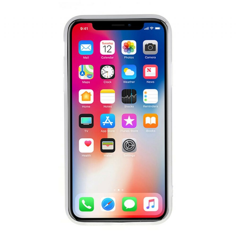 Kryt Na iPhone XR Barevný Geometrický Mramor