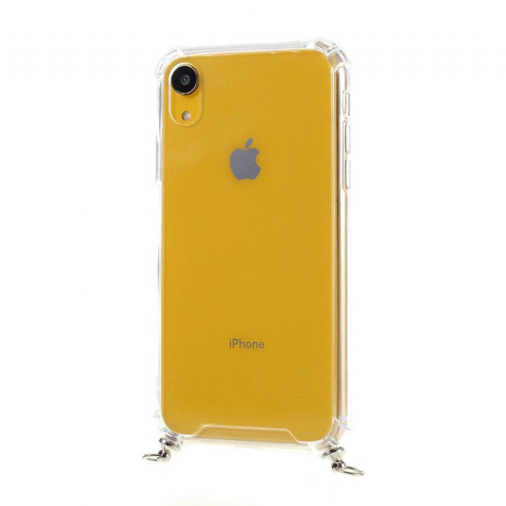 Kryt Na iPhone XR Hybrid S Barevným Kabelem