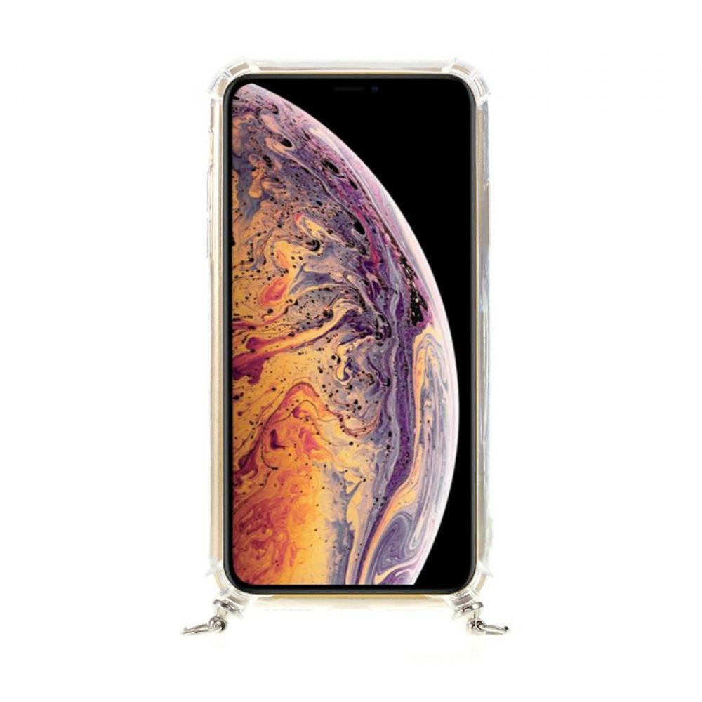 Kryt Na iPhone XR Hybrid S Barevným Kabelem