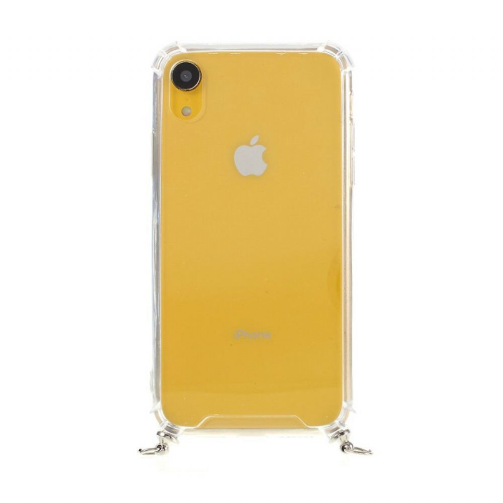 Kryt Na iPhone XR Hybrid S Barevným Kabelem