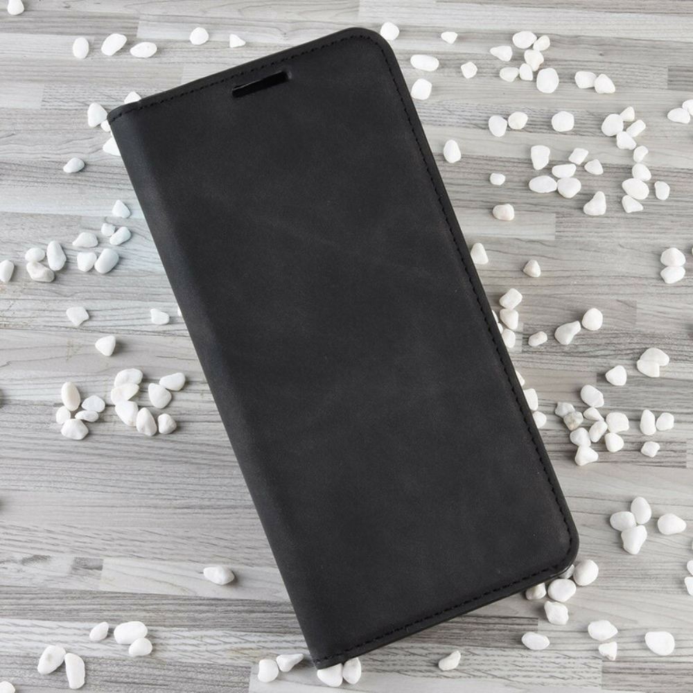 Kryty Na Mobil Na iPhone XR Flipové Pouzdro Efekt Měkké Kůže