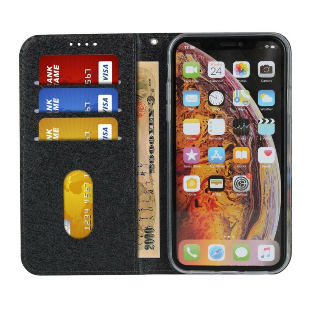 Kryty Na Mobil Na iPhone XR Flipové Pouzdro Styl Z Měkké Kůže S Páskem