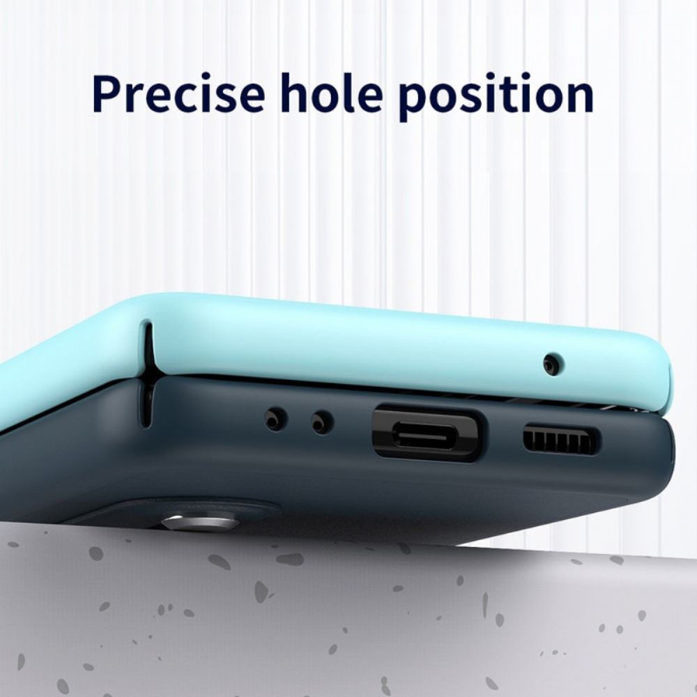 Kryt Na Samsung Galaxy Z Flip 4 Flipové Pouzdro Dvoubarevný Pásek
