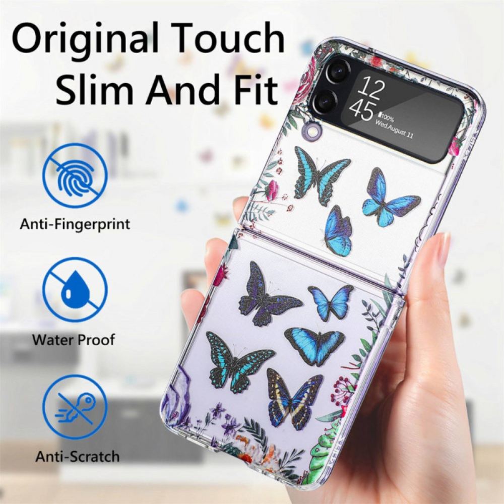 Kryt Na Samsung Galaxy Z Flip 4 Flipové Pouzdro Více Motýlů