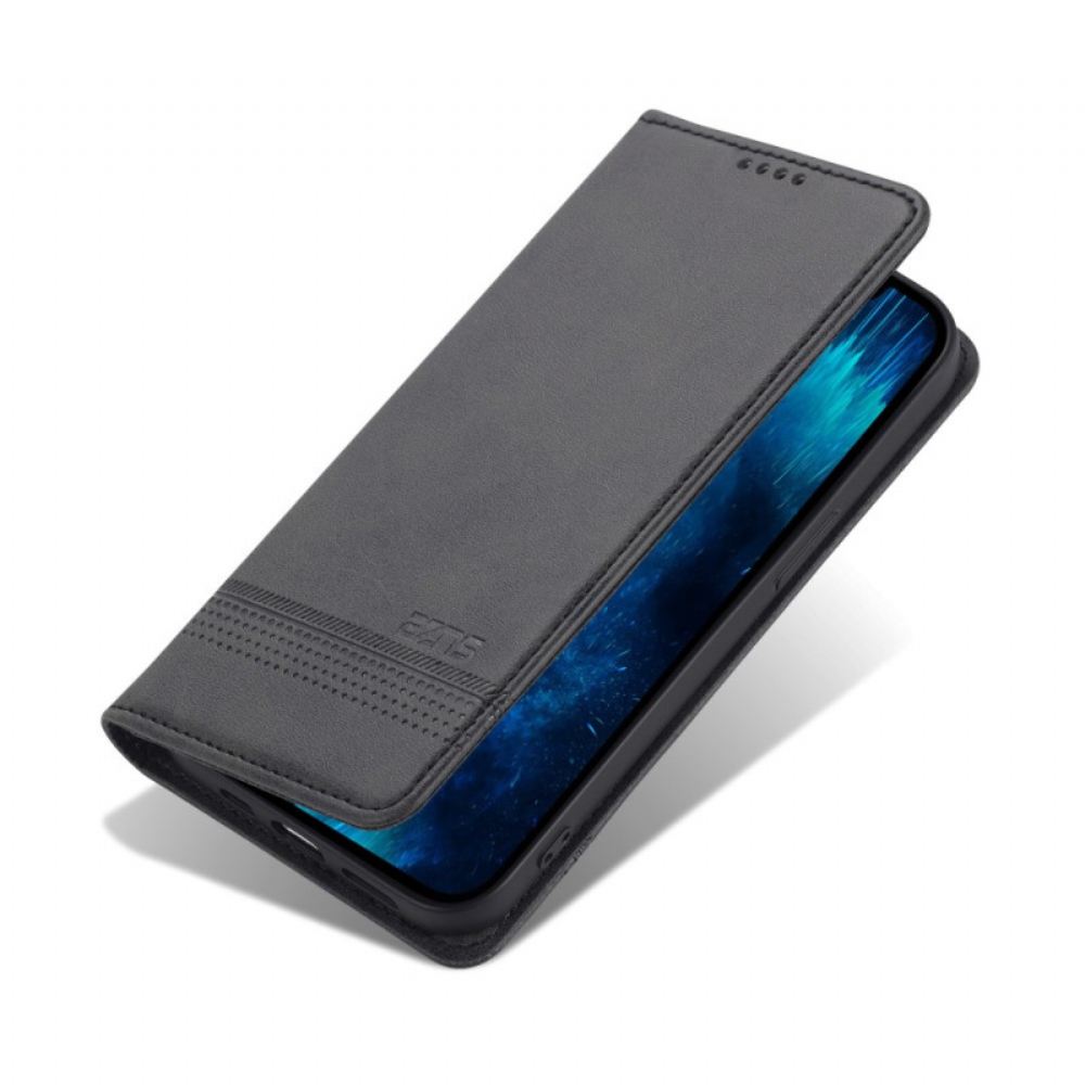 Kožené Pouzdro Folio Na iPhone 16 Pro Max Azns