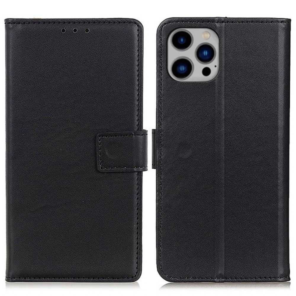 Kožený Kryt iPhone 16 Pro Max Imitace Kůže