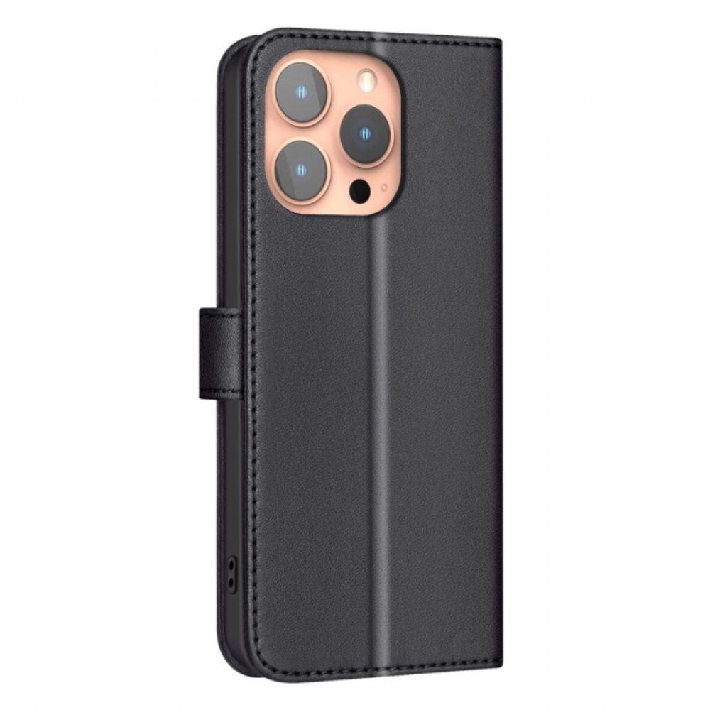 Kožený Kryt Na iPhone 16 Pro Max Prémiové Prošívané