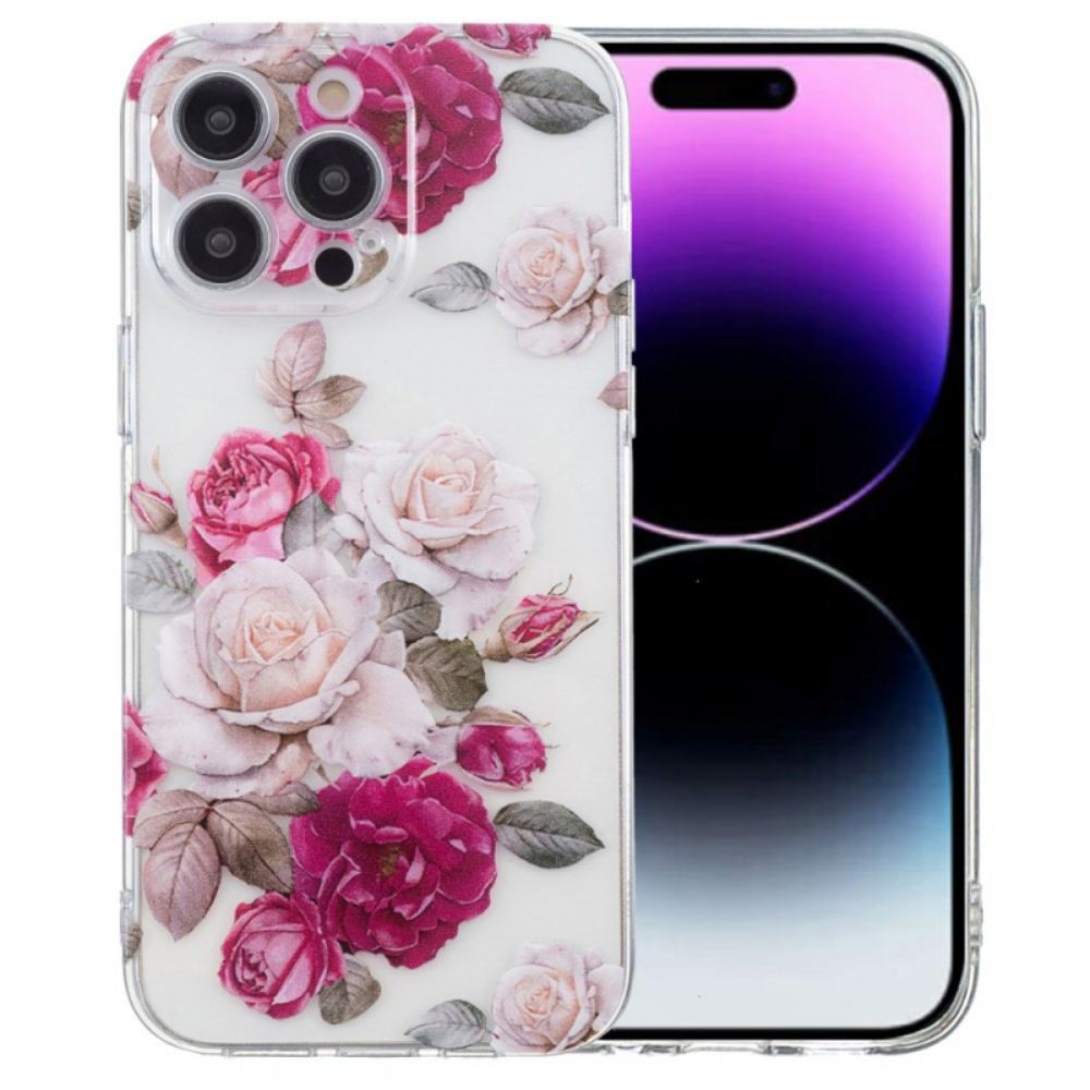 Kryt iPhone 16 Pro Max Barevné Pivoňky