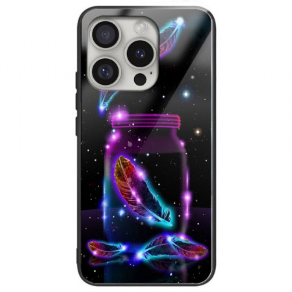 Kryt iPhone 16 Pro Max Fluorescenční Pero Z Tvrzeného Skla