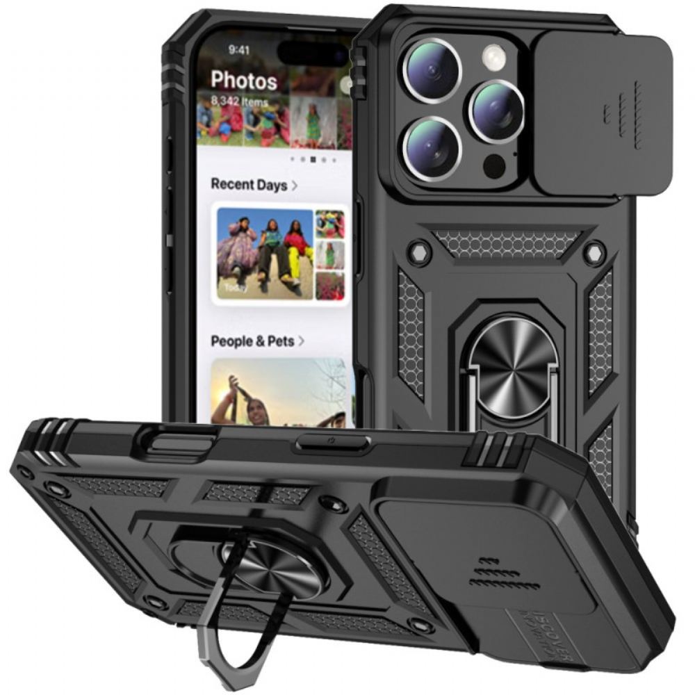 Kryt iPhone 16 Pro Max Kruhová Podpora A Ochrana Fotoaparátu