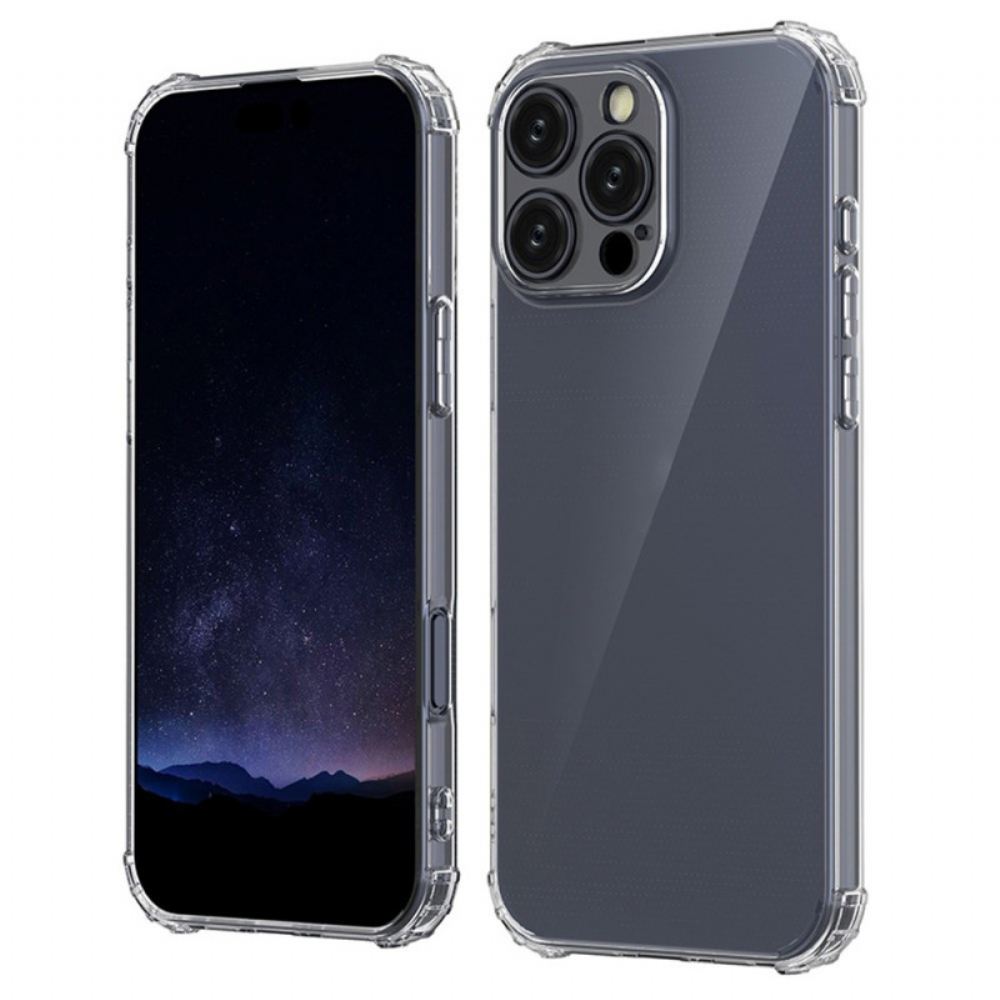 Kryt iPhone 16 Pro Max Kryty Na Mobil Transparentní Ochrana Proti Poškrábání