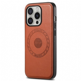 Kryt iPhone 16 Pro Max Magnetická Imitace Kůže Denior