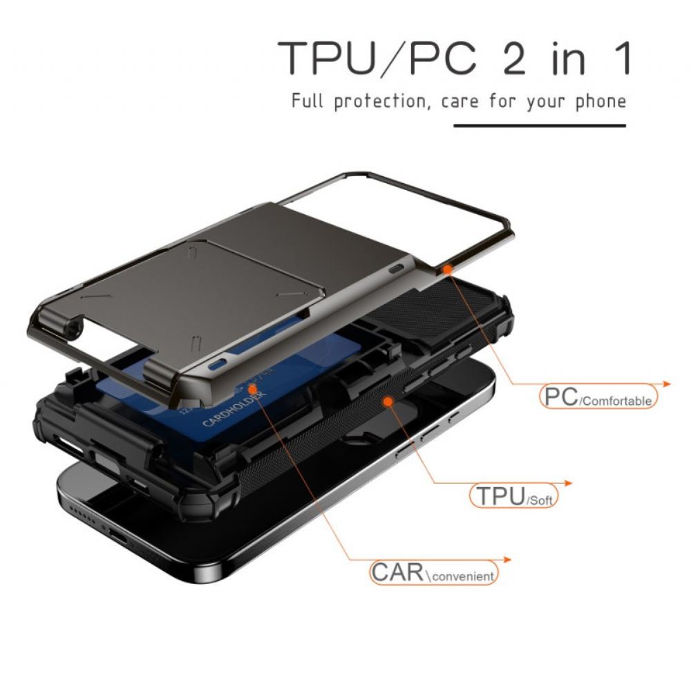 Kryt iPhone 16 Pro Max Otočný Držák Karty