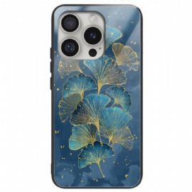 Kryt iPhone 16 Pro Max Tvrzené Sklo Ginkgo Listy