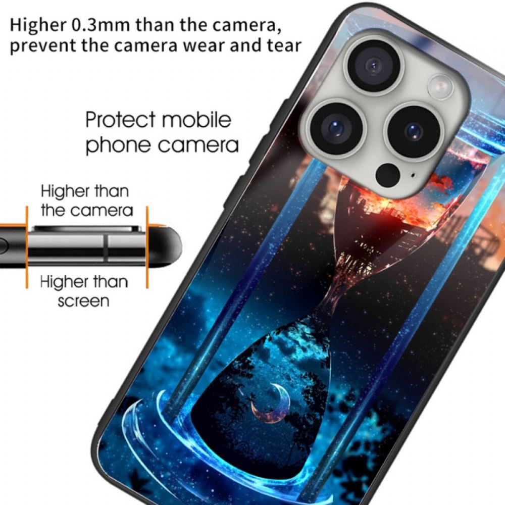 Kryt iPhone 16 Pro Max Tvrzené Sklo Slunce A Měsíc