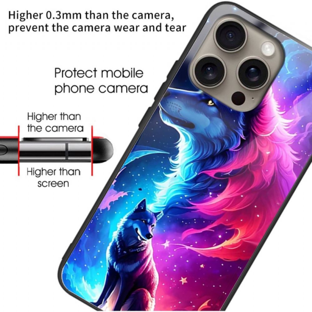 Kryt iPhone 16 Pro Max Tvrzené Sklo Starry Wolf