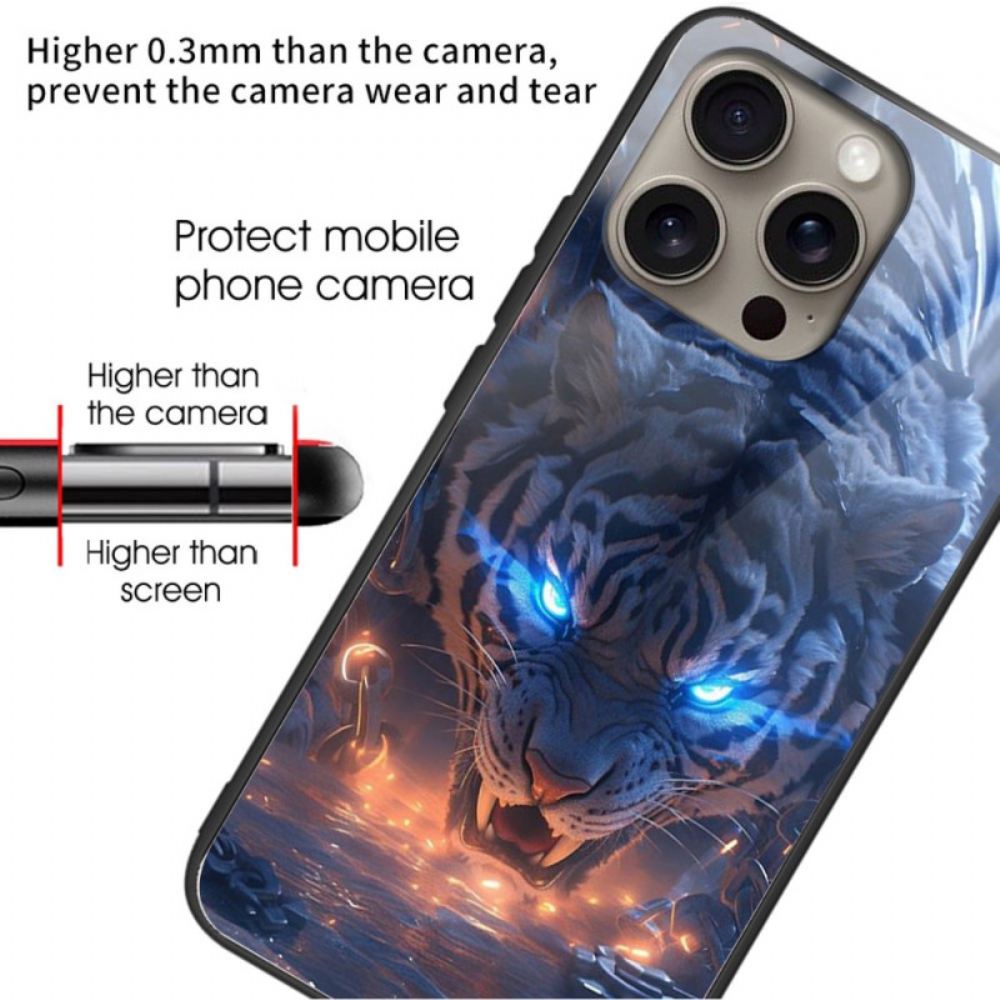 Kryt iPhone 16 Pro Max Tygří Tvrzené Sklo