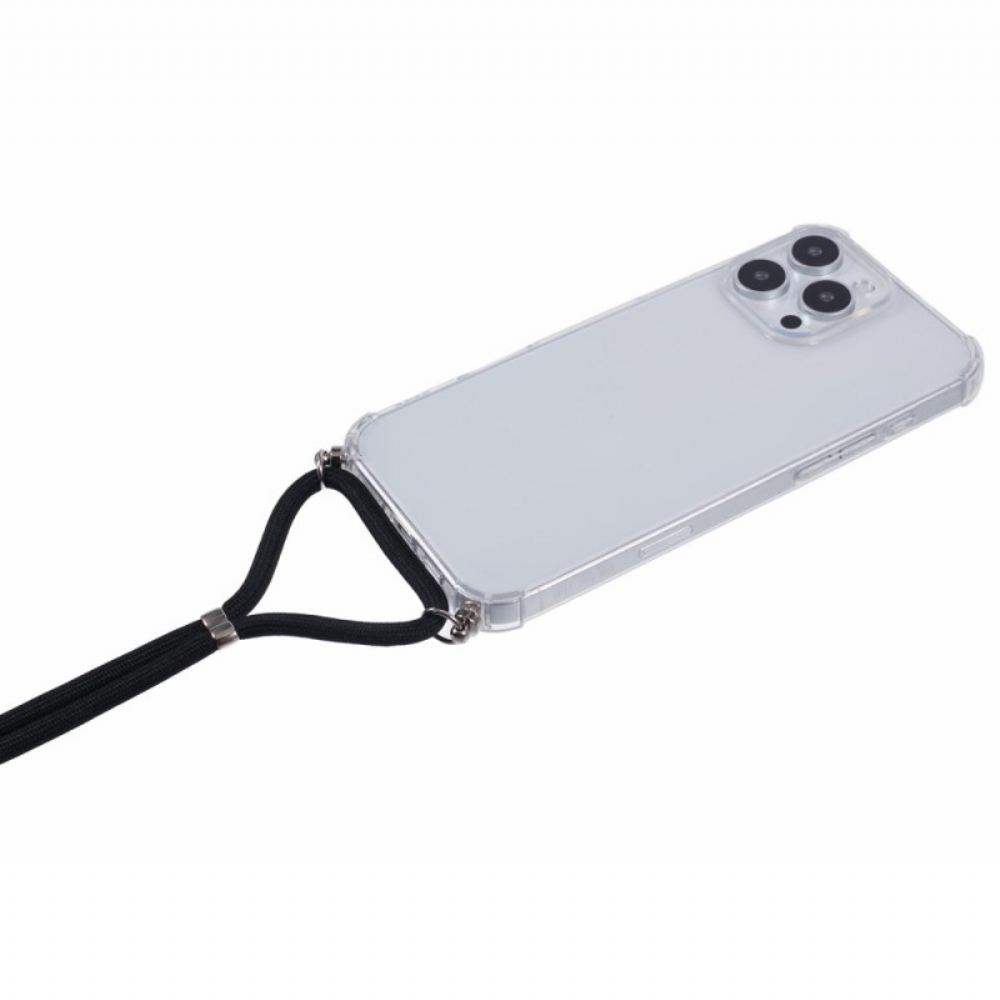 Kryt Na iPhone 16 Pro Max Průhledná Šňůra