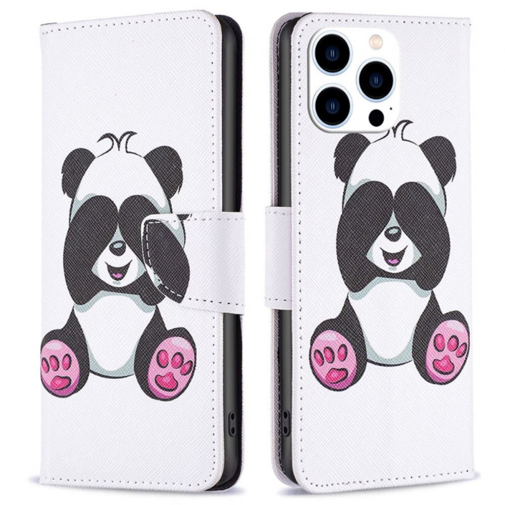 Peněženková Pouzdra iPhone 16 Pro Max Kryty Na Mobil Panda