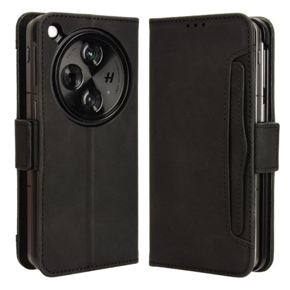 Kožený Kryt Oppo Find N3 Vícenásobná Karta