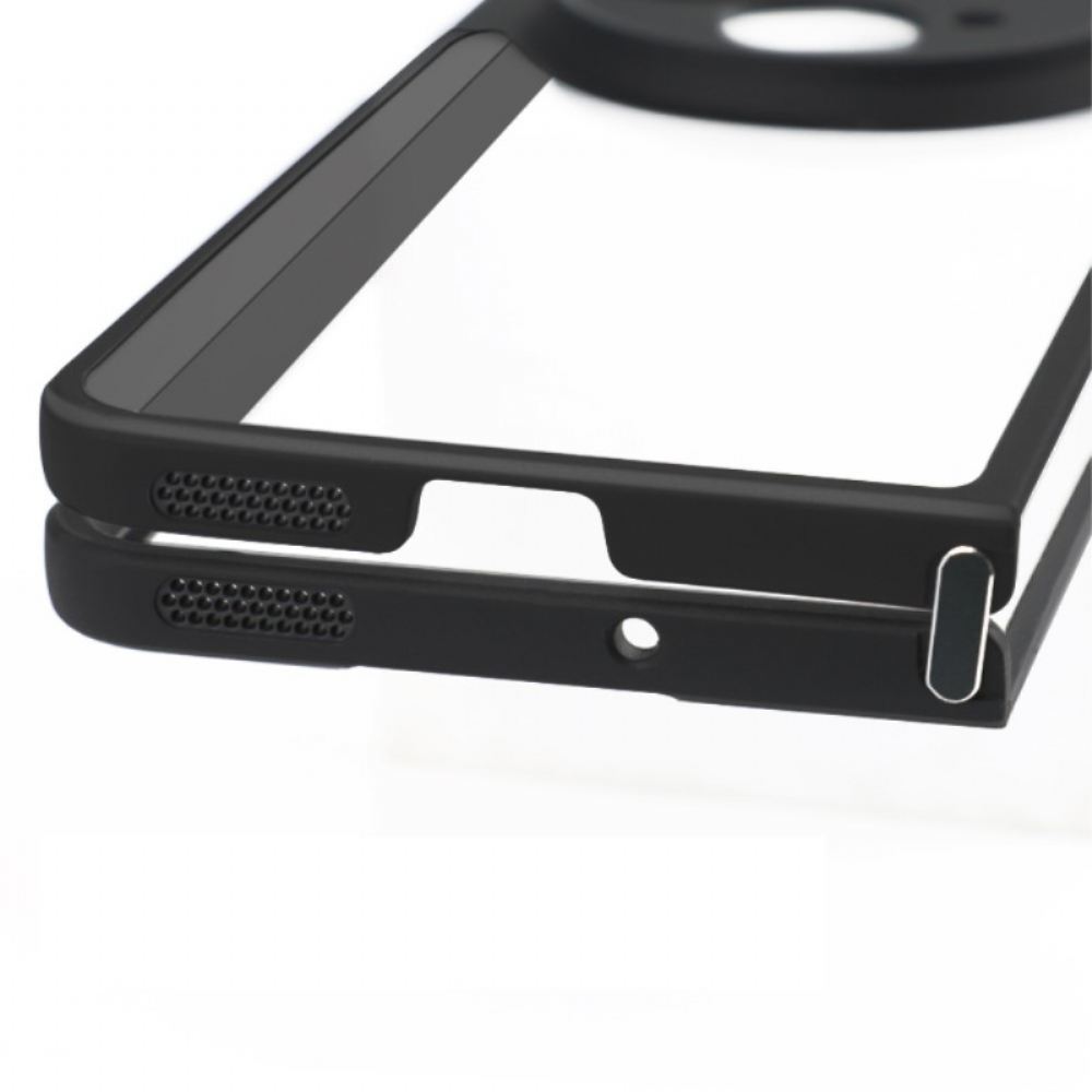 Kryt Na Oppo Find N3 Průhledný S Černým Okrajem