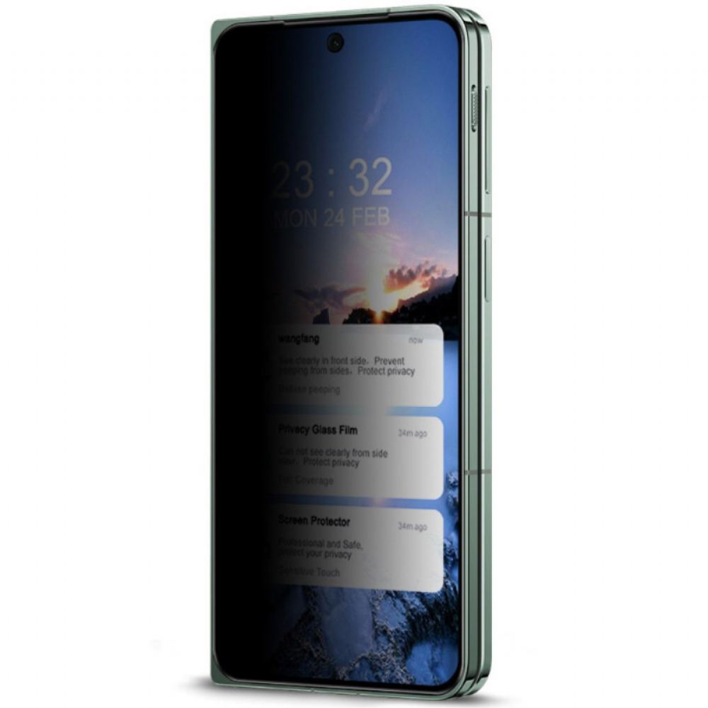 Ochranná Fólie Z Tvrzeného Skla Proti Špionážnímu Sklu Pro Oppo Find N3 / Oneplus Open Přední Displej Imak