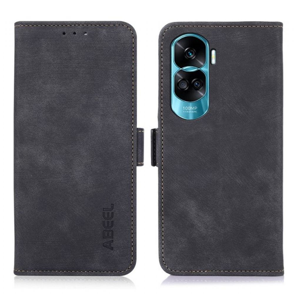 Flipové Pouzdro Na Honor 90 Lite Semišový Styl Abeel