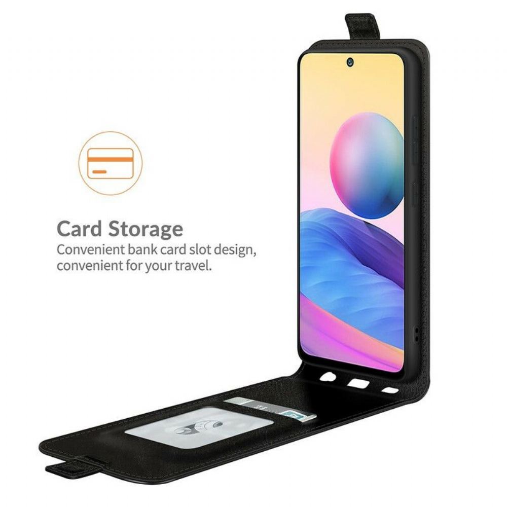Flipové Pouzdro Na Xiaomi Redmi Note 10 5G Kožené Pouzdro Vertikální Klapka