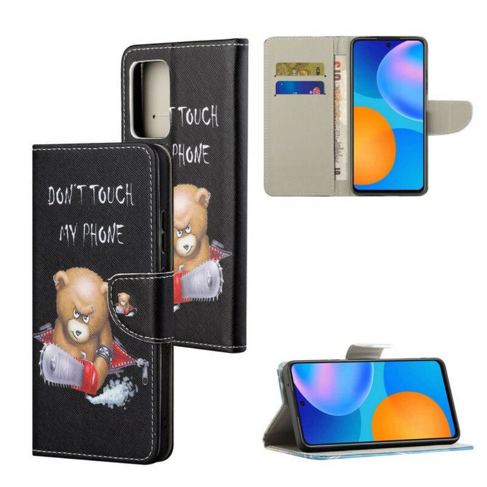 Flipové Pouzdro Na Xiaomi Redmi Note 10 5G Nebezpečný Medvěd
