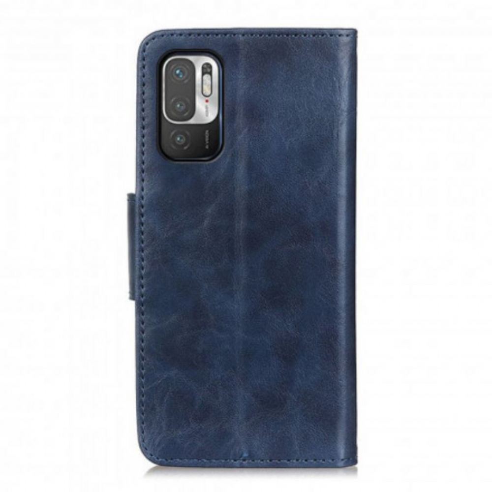 Flipové Pouzdro Na Xiaomi Redmi Note 10 5G Oboustranná Magnetická Spona