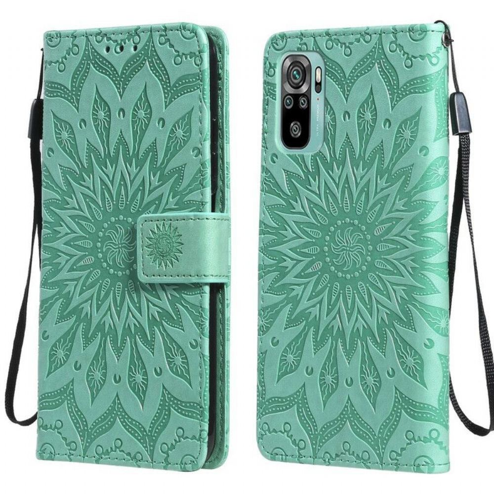 Flipové Pouzdro Na Xiaomi Redmi Note 10 5G Slunečnice