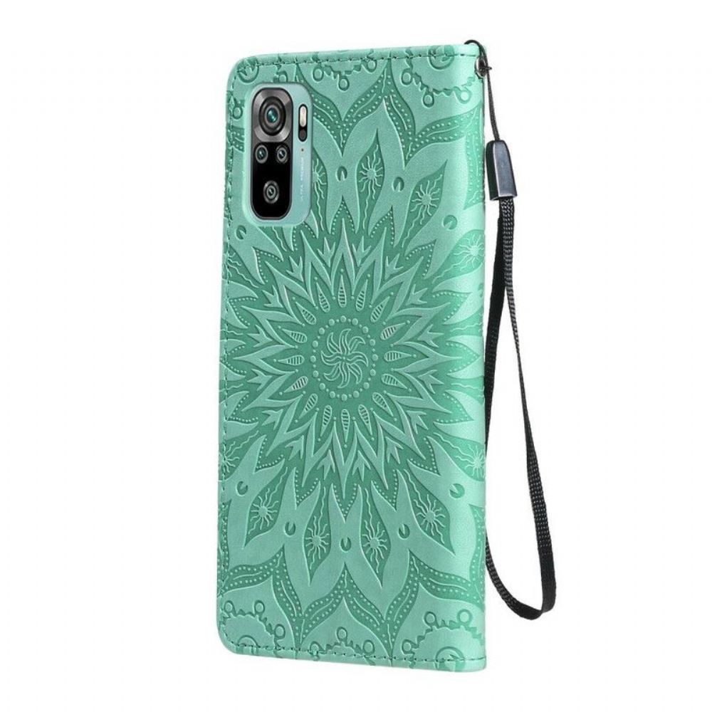 Flipové Pouzdro Na Xiaomi Redmi Note 10 5G Slunečnice
