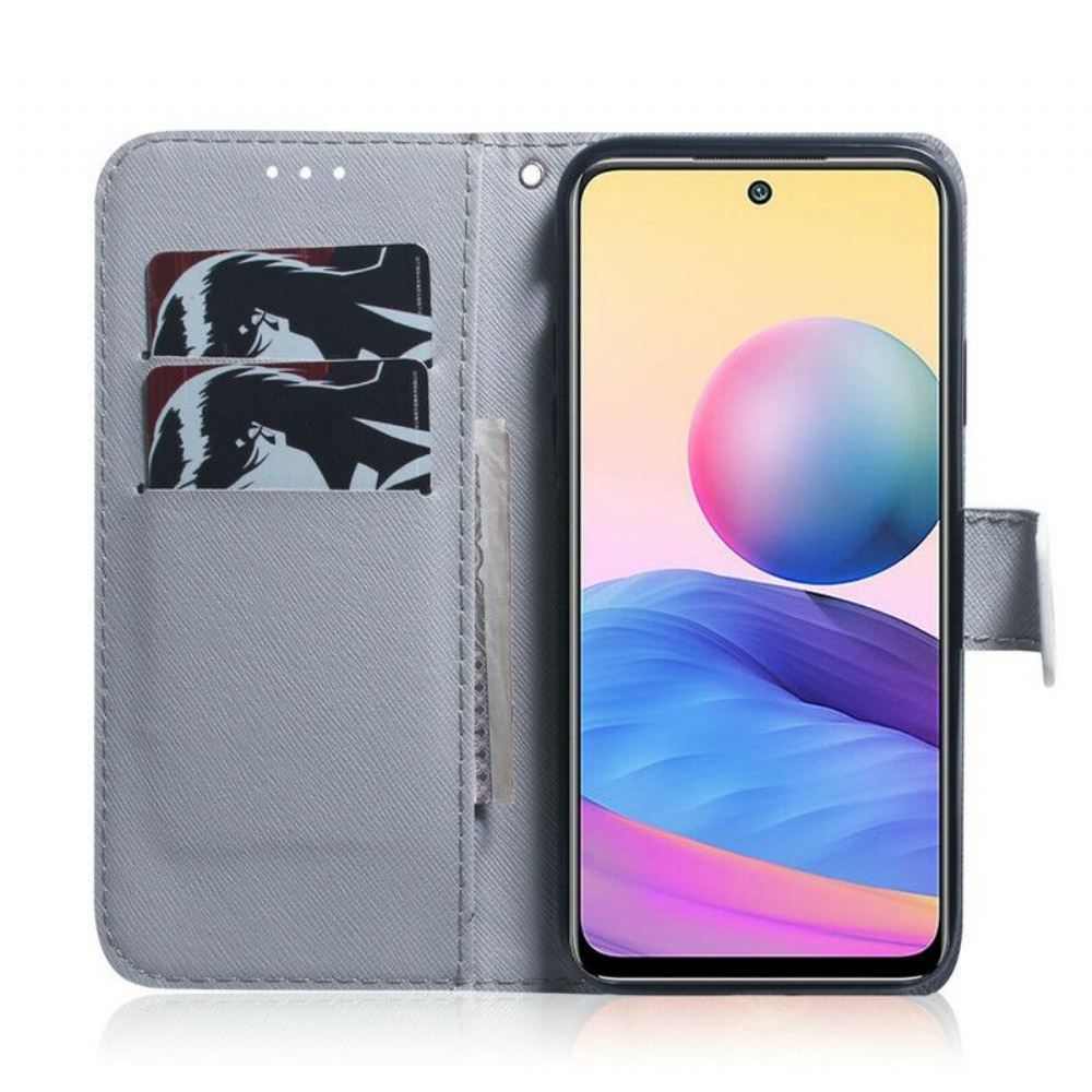 Flipové Pouzdro Na Xiaomi Redmi Note 10 5G Větev Stromu