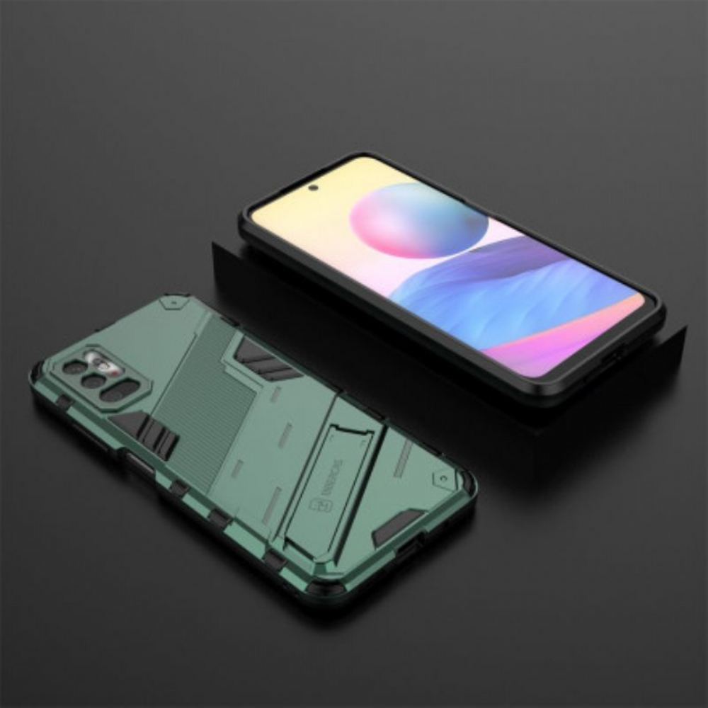 Kryt Na Xiaomi Redmi Note 10 5G Hands-free Dvoupolohový Odnímatelný Stojan