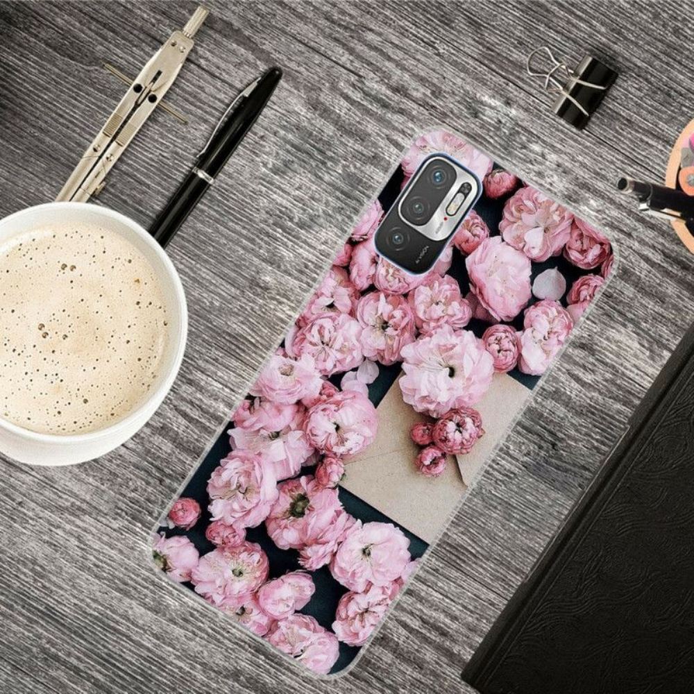 Kryt Na Xiaomi Redmi Note 10 5G Intenzivní Květiny