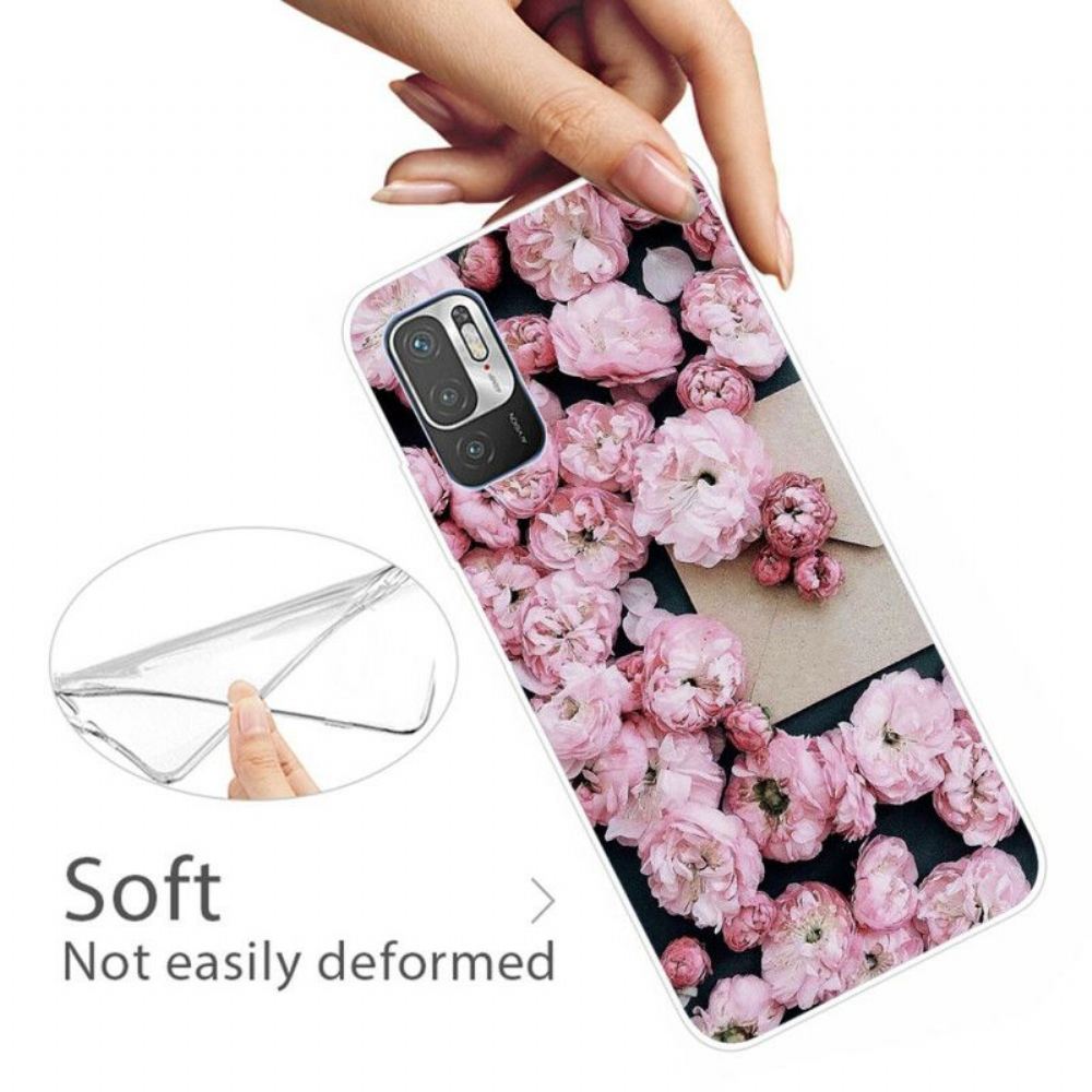 Kryt Na Xiaomi Redmi Note 10 5G Intenzivní Květiny