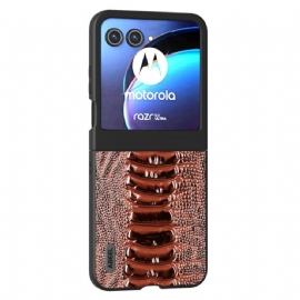 Kryt Motorola Razr 50 Krokodýlí Textura Abeel