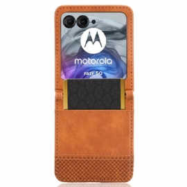 Kryt Motorola Razr 50 Kryty Na Mobil Držák Karty Vintaga Frieze