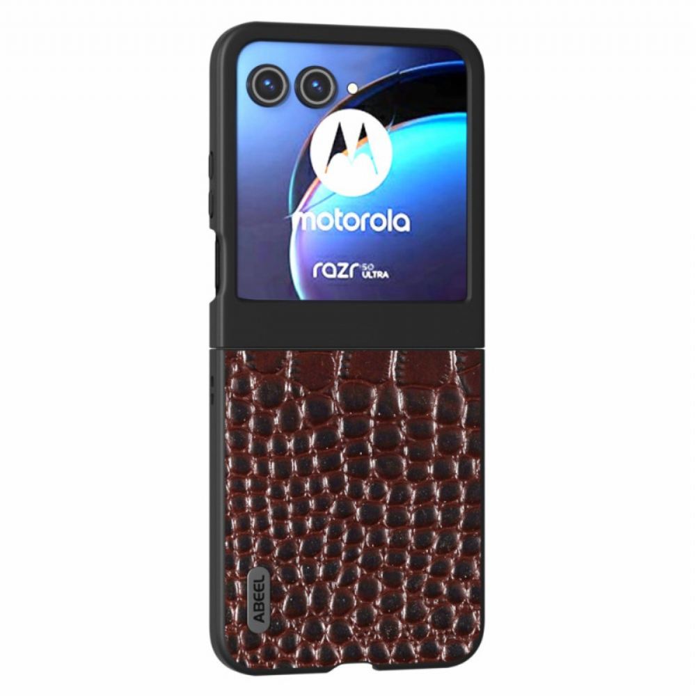 Kryt Na Motorola Razr 50 Krokodýlí Kůže Abeel